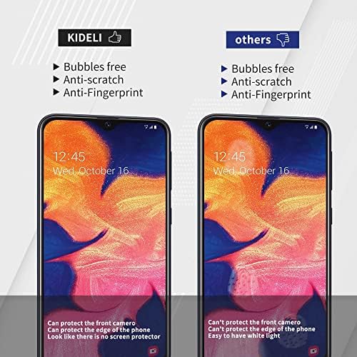 Opevoil [3 Csomag] Célja A Samsung Galaxy A42 5G Edzett Üveg kijelző Védő fólia, 9H Keménység, Anti Karcolás, Buborék