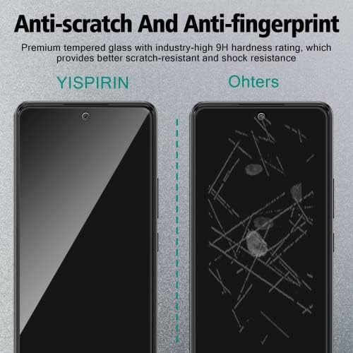 OWMGTS [2 Csomag Samsung Galaxy A53 5G Privacy Screen Protector [9H Keménység] HD [Fekete] Sötét Anti-Spy Privát Edzett