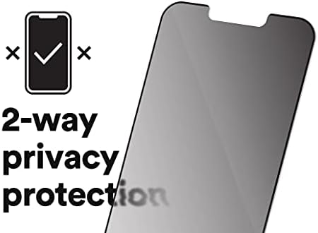 BodyGuardz Messzelátó Adatvédelmi képernyővédő fólia iPhone 13 Pro iPhone-13, 2-utas Adatvédelmi Technológia 9H Anti-Spy