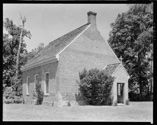 HistoricalFindings Fotó: Hickory Nyak Templom,Blissland Plébánia,Toano,Virginia,VA,Építészet,c1930 1