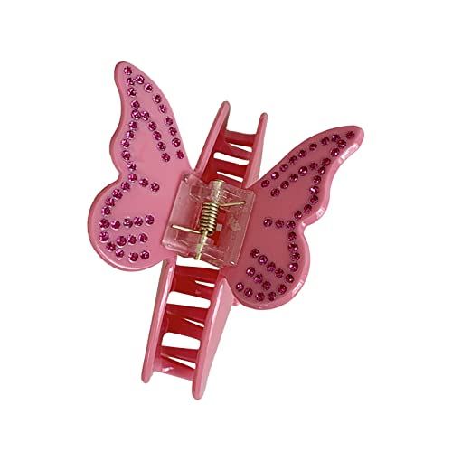 Válassza Ki Az Auto Rózsaszínű Pillangó Klip Lila Pink Design Hajtű Hosszú Haj Klip Haj Kiegészítők Fa Haj Botok