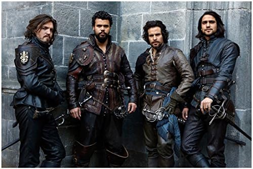 A Muskétások Athos, Porthos, Aramis, s D ' Artagnan ellen várfal 8 x 10 Inch-Fotó