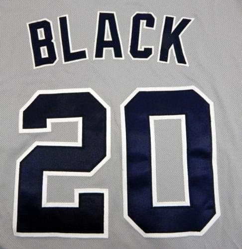 2015 San Diego Padres Bud Fekete 20 Játék Kiadott Szürke Jersey - Játék Használt MLB Mezek