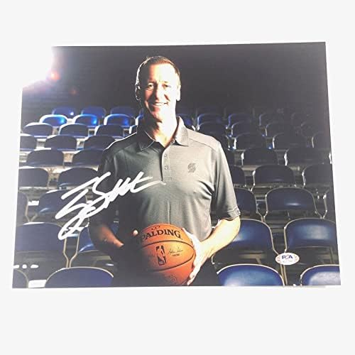 TERRY STOTTS aláírt 11x14 fotó PSA/DNS-Portland Úttörők Aláírt - Dedikált NBA-Fotók