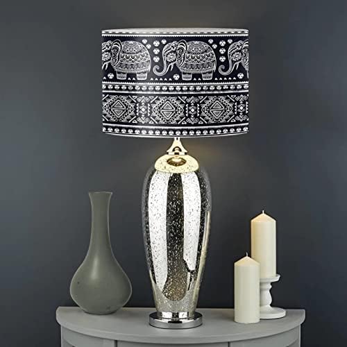 AFPANQZ Mandala Elefántok Nyomtatás lámpaernyőt UNO Bobo Állat Lámpaernyő Nappali Dekoráció állólámpa & asztali Lámpa