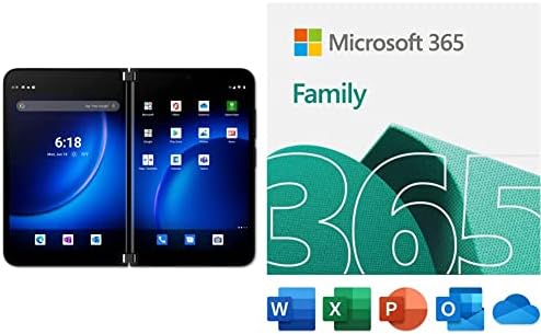 Microsoft Surface Duo 2 5G 256 gb-os (Kártyafüggetlen) - Obszidián 365 Család | 15 Hónapos Előfizetés | PC/Mac Letöltés
