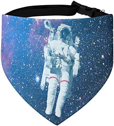 Űrhajós Tér Kutya Nyakpánt, Állítható Kisállat Gallér Sál Aranyos Háromszög Kendő a Kutyák, Macskák