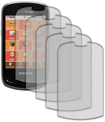 eTECH Gyűjtemény 5 Csomag Kristálytiszta Képernyő Védő Samsung Brightside SCH-U380 ATT, T-Mobile, a Sprint, a Verizon