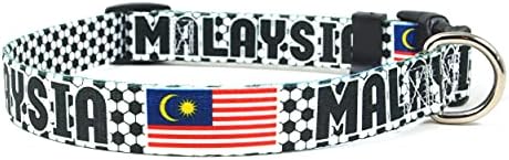 Nyakörv | Foci | Futbol | Malajzia Zászló | Xtra Nagy, Nagy, Közepes, Kis, Extra Kicsi | Made in USA | Ajándék Foci