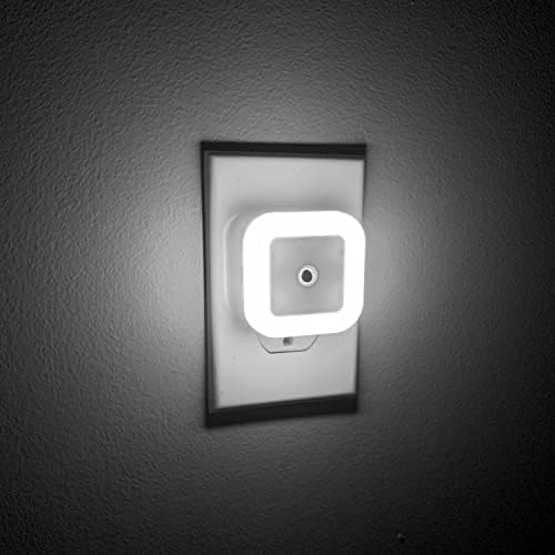 EcoGear FX Dugaszolóaljzat LED-es Éjszakai Fény Alkonyat Hajnal Érzékelő (6 db) - Ultra Smart LED Éjjeli Hálószoba,