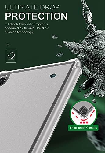 MoKo Case Samsung Galaxy Tab A7 Lite 8.7-Es 2021 Kiadás Tablet Modell SM-T225/T220/T227/T227U, Ultra Tiszta, Lágy, Rugalmas,