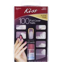 KISS Teljes Borító Körmök Készlet, Közepes, Aktív Ovális (Csomag 2)
